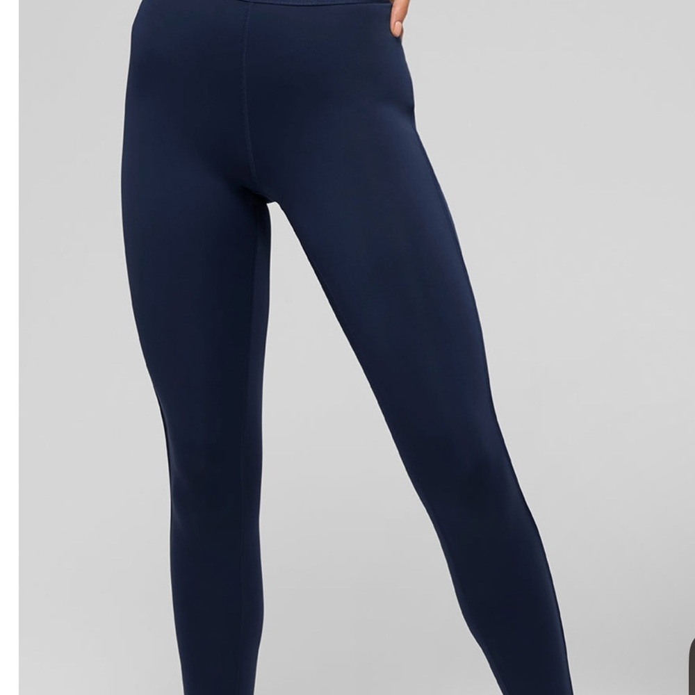 ALO Yoga Suit up airlift navy Blue Leggings Sz L - brand new in packaging.
